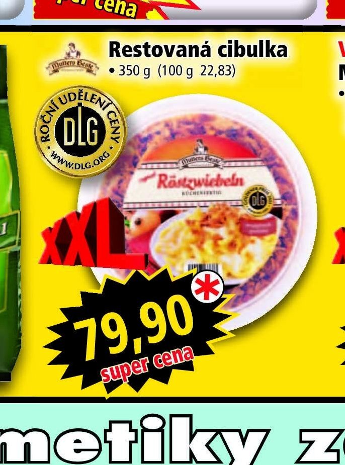 Restovaná cibulka