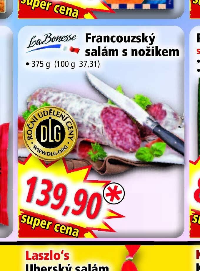 LaBonesse Francouzský salám s nožíkem