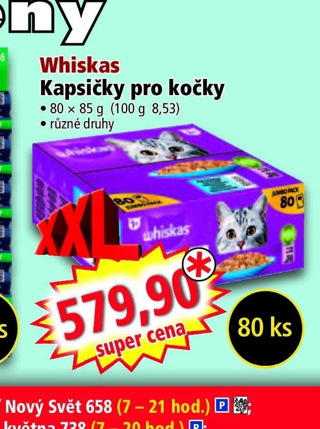 Whiskas Kapsičky pro kočky