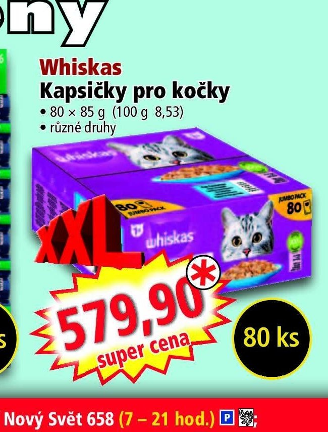 Whiskas Kapsičky pro kočky