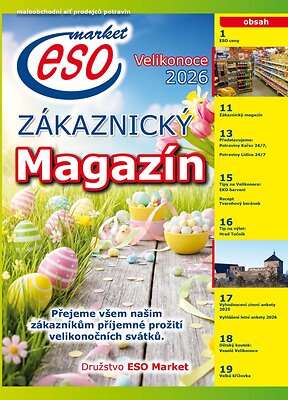 akční leták ESO MARKET 30.3.2026-12.4.2026