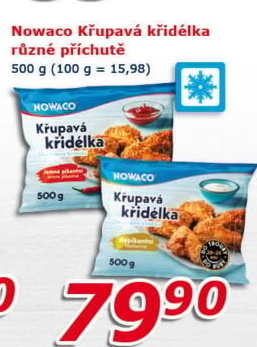 Křupavá křidélka mražená Nowaco
