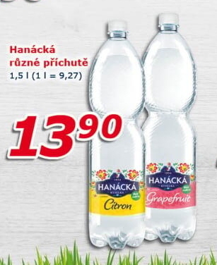 Ochucená voda Hanácká kyselka