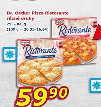 Pizza mražená Ristorante Dr. Oetker