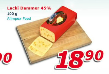 Sýr 45% Lacki Dammer