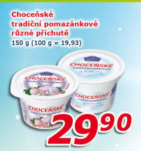 Tradiční pomazánkové Choceňské