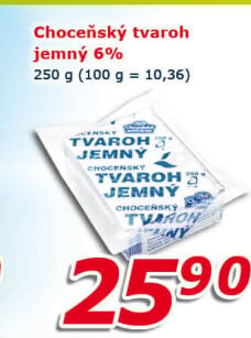 Tvaroh jemný Choceňský