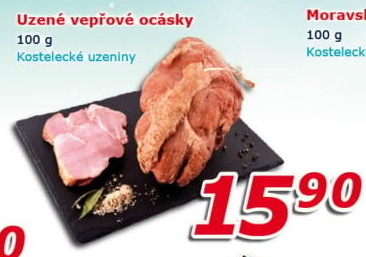 Vepřové ocásky uzené Kostelecké uzeniny