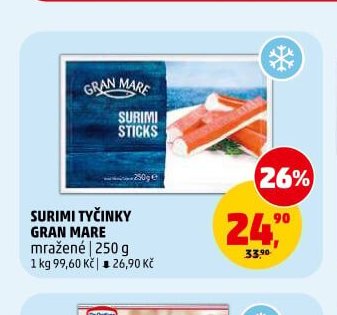 SURIMI TYČINKY GRAN MARE