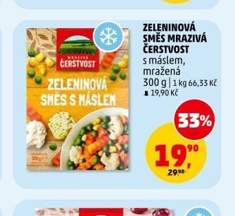 ZELENINOVÁ SMĚS MRAZIVÁ ČERSTVOST