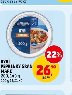 Rybí pepřenky Gran Mare