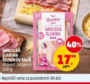 Anglická slanina Řezníkův talíř