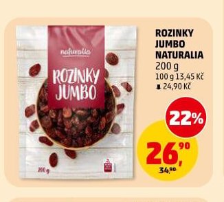 ROZINKY JUMBO NATURALIA