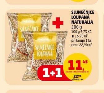 SLUNEČNICE LOUPANÁ NATURALIA