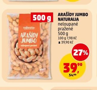 ARAŠÍDY JUMBO NATURALIA