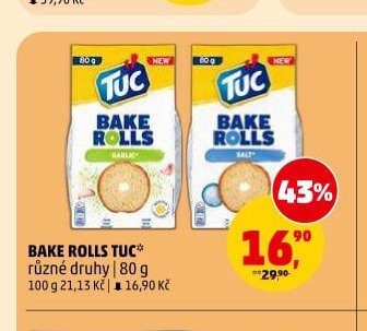 BAKE ROLLS TUC