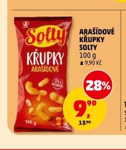 ARAŠÍDOVÉ KŘUPKY SOLTY
