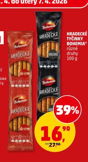 HRADECKÉ TYČINKY BOHEMIA