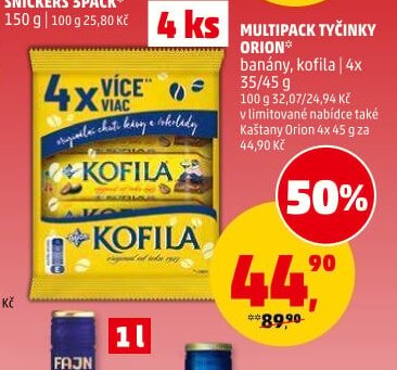 MULTIPACK TYČINKY ORION