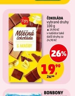 Čokoláda Mléčná