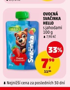 Ovocná svačinka Hello