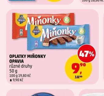 Oplatky Miňonky Opavia