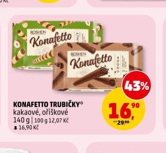 Konafetto trubičky