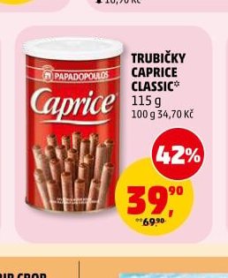 Trubičky Caprice