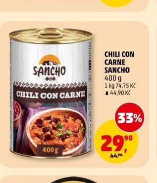 CHILI CON CARNE SANCHO - Penny Market akcniletaky.com