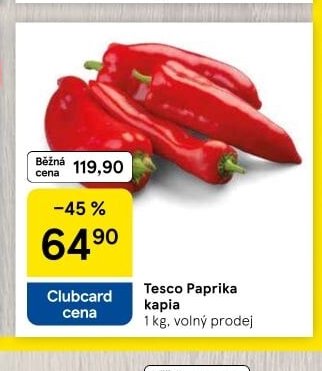 Tesco Paprika kapia