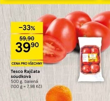Tesco Rajčata soudková