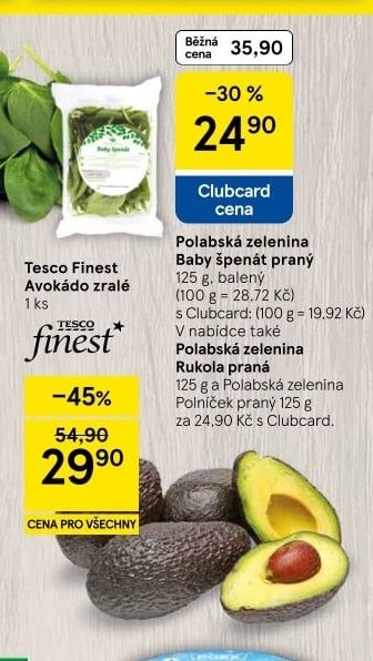 Tesco Finest Avokádo zralé