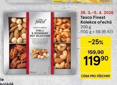 Tesco Finest Kolekce ořechů - Tesco akcniletaky.com