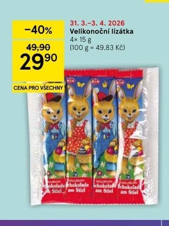 Velikonoční lízátka - Tesco akcniletaky.com