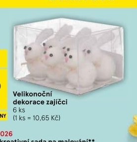Velikonoční dekorace zajíčci