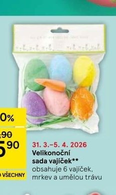 Velikonoční sada vajíček