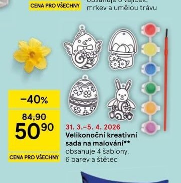 Velikonoční kreativní sada na malování