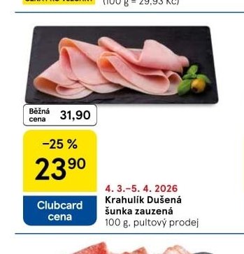 Krahulík Dušená šunka zauzená