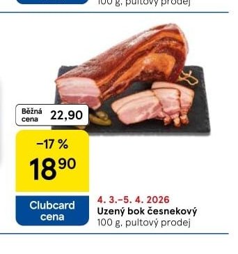 Uzený bok česnekový