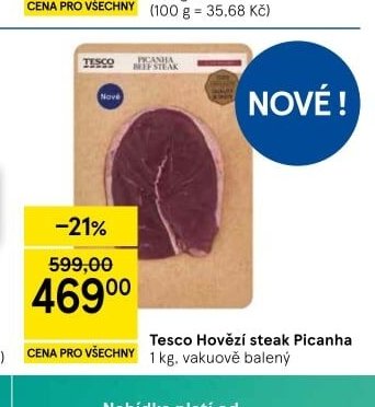 Tesco Hovězí steak Picanha