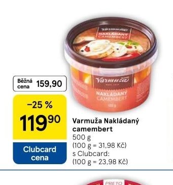 Varmuža Nakládaný camembert