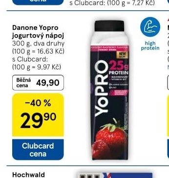 Danone Yopro jogurtový nápoj