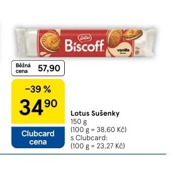 Lotus Sušenky