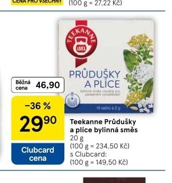Teekanne Průdušky a plíce bylinná směs