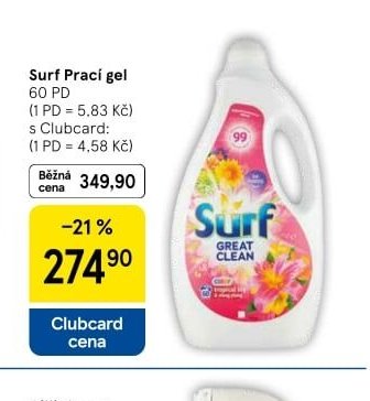 Surf Prací gel