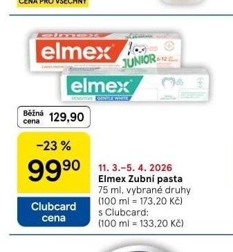 Elmex Zubní pasta