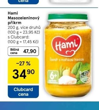 Hami Masozeleninový příkrm
