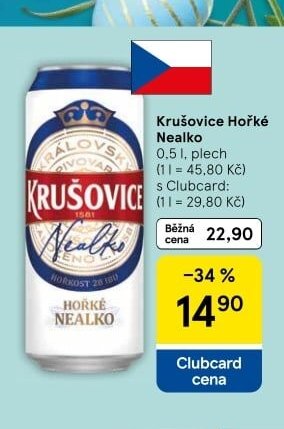 Krušovice Hořké Nealko