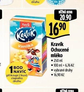 Kravík Ochucené mléko