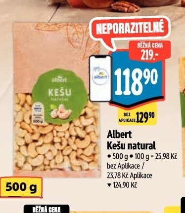 Albert Kešu natural